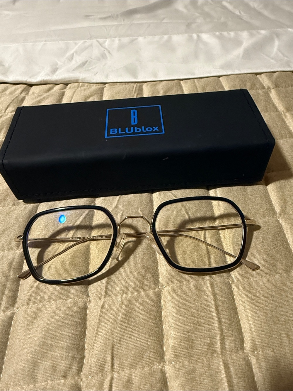 Men’s Blue Light Blocking Glasses - Black Frame by Blublox